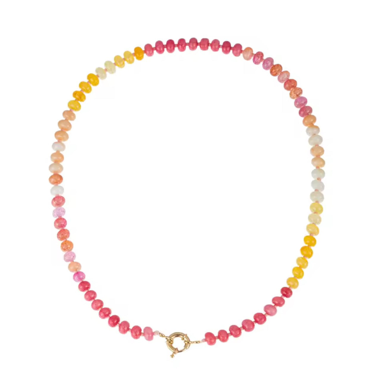 Coloured Natural Stone Necklace