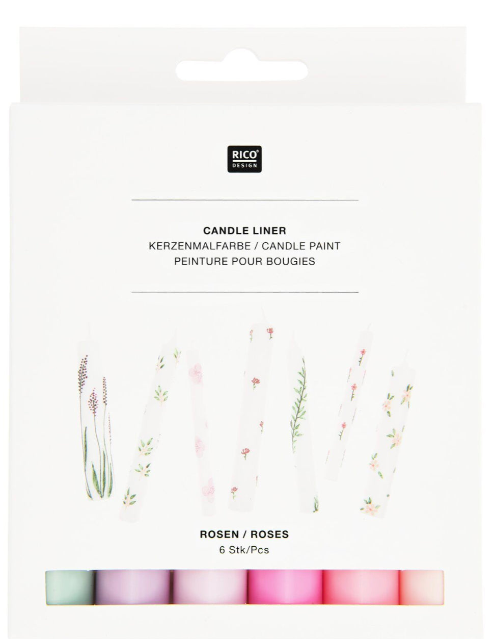 Candle Paint - Romantic Colours