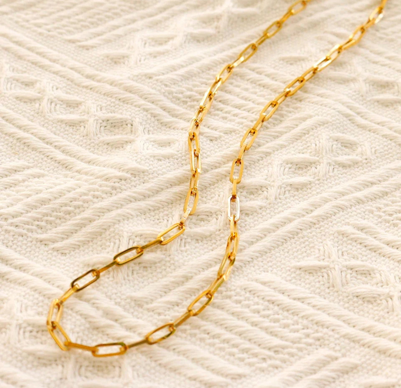 Paper link Chain Necklace Aurina Pop UP Ltd