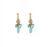 Turquoise Sweetie Huggie