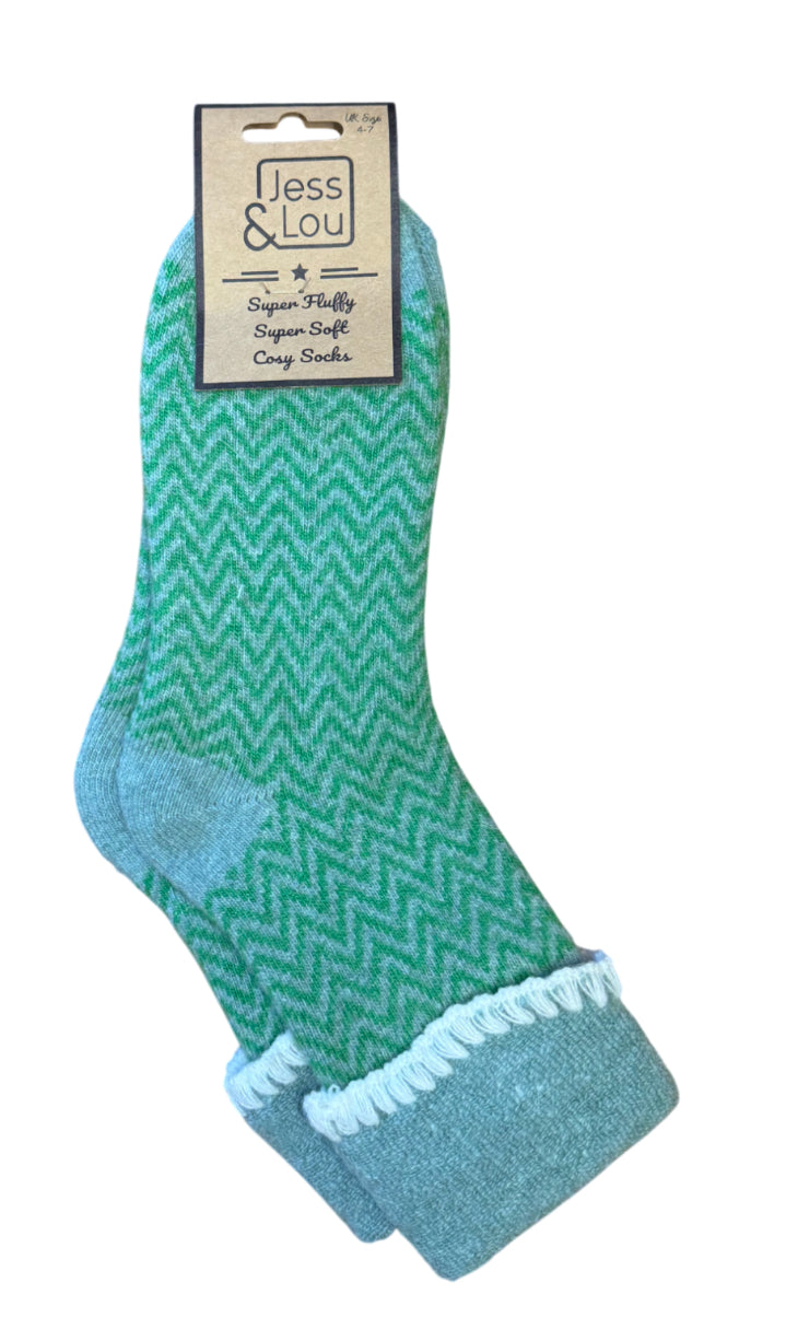 Cozy Chevron Socks