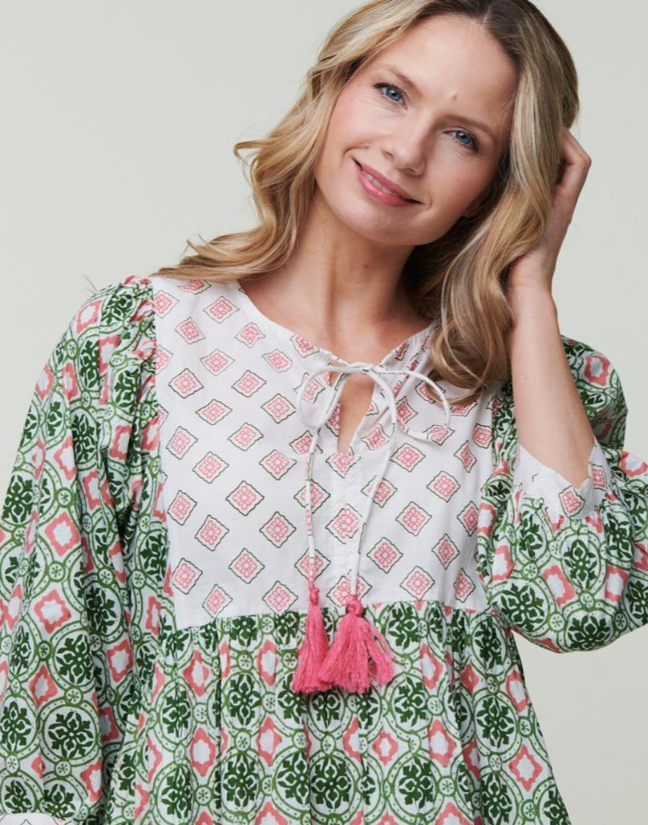 Flanders Cotton Tunic Top