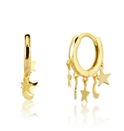 Star and Moon Dangley Huggie Aurina Pop UP Ltd