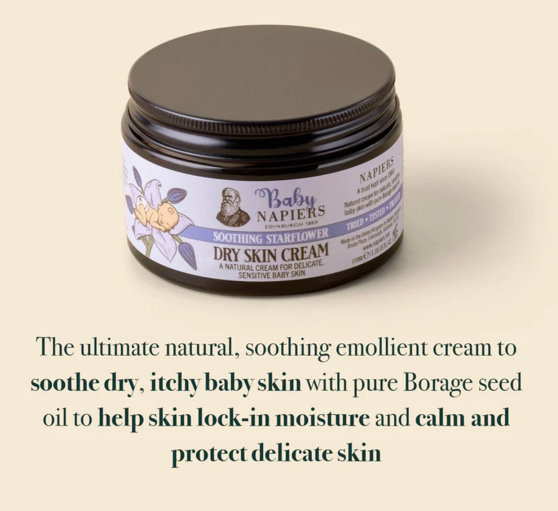 Napiers Baby Starflower Dry Skin Cream Aurina Pop UP Ltd