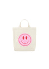 Pink Smiley Canvas Bag