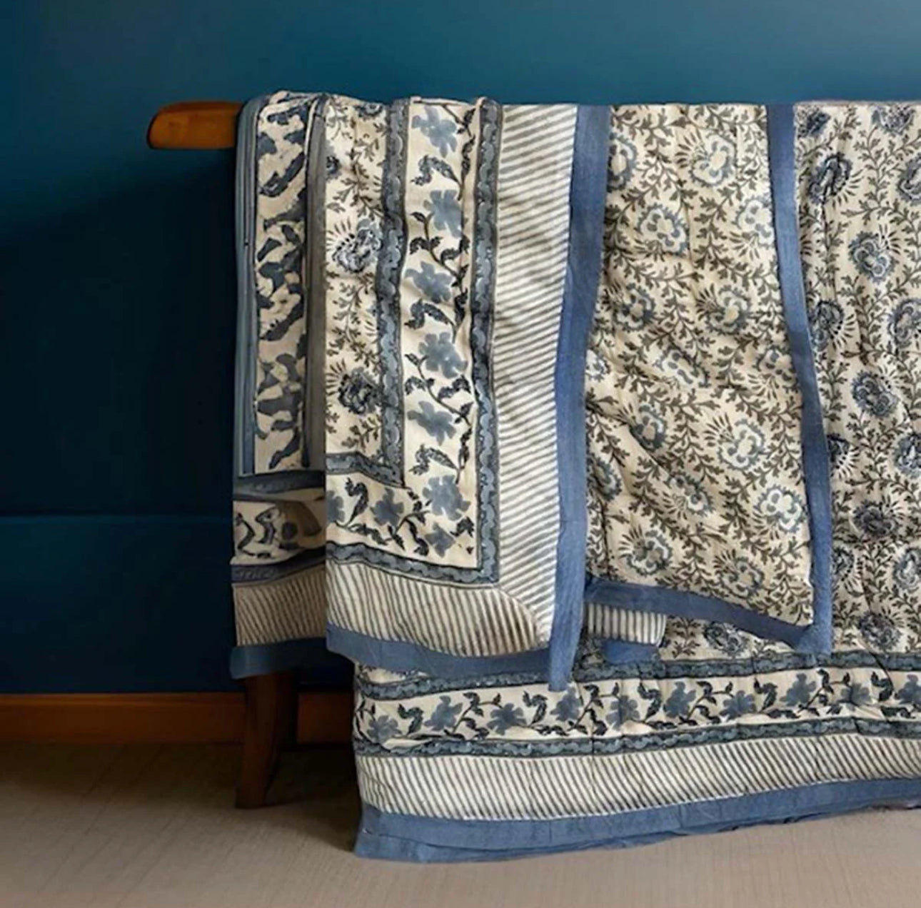 Darika Block Print Cotton Eiderdown