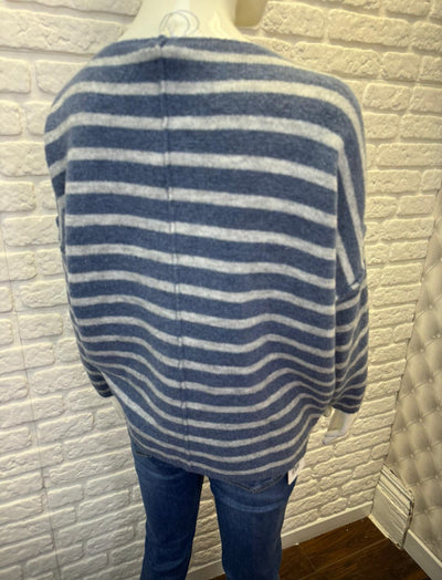 Striped Sloppy Jumper