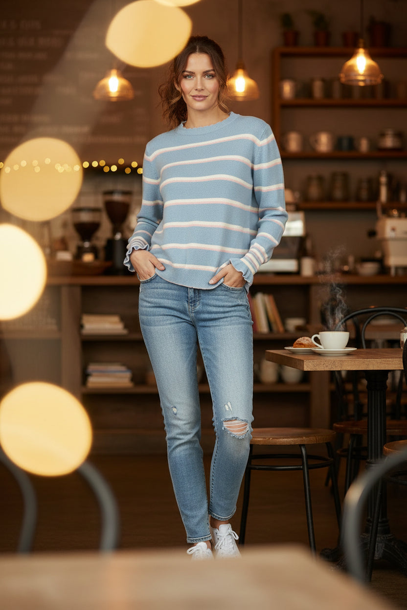Georgina Frill Cashmere Blend Jumper