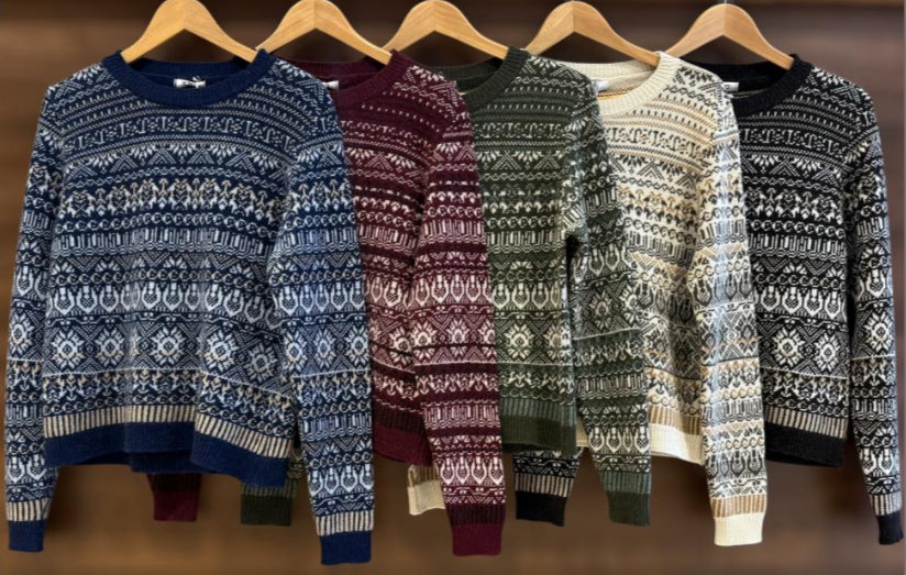 Nordic Style Cashmere Blend Jumper