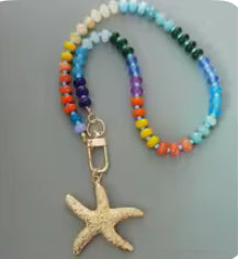 Coloured Chunky Natural Stone Necklace