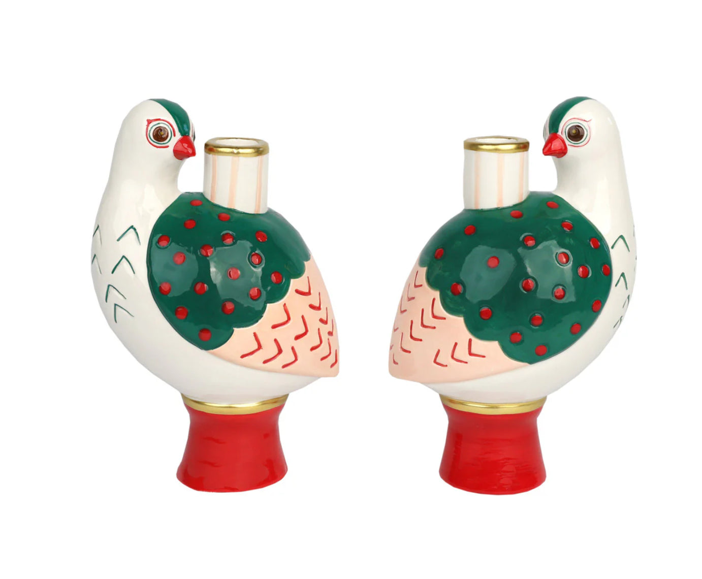 Ceramic Bird Candle Holder