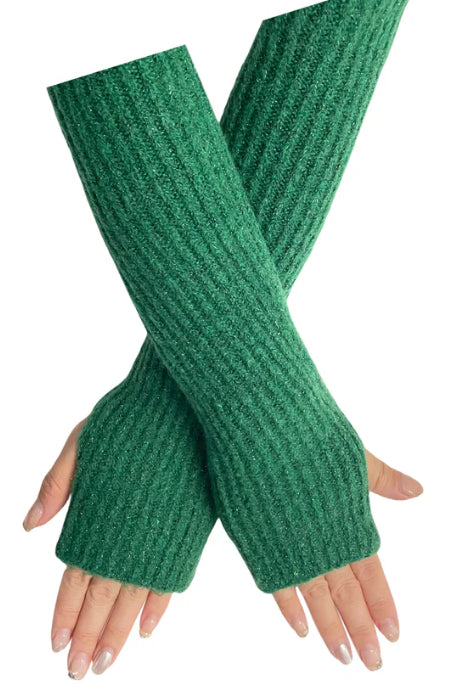 Plain Knitted Wool Gloves