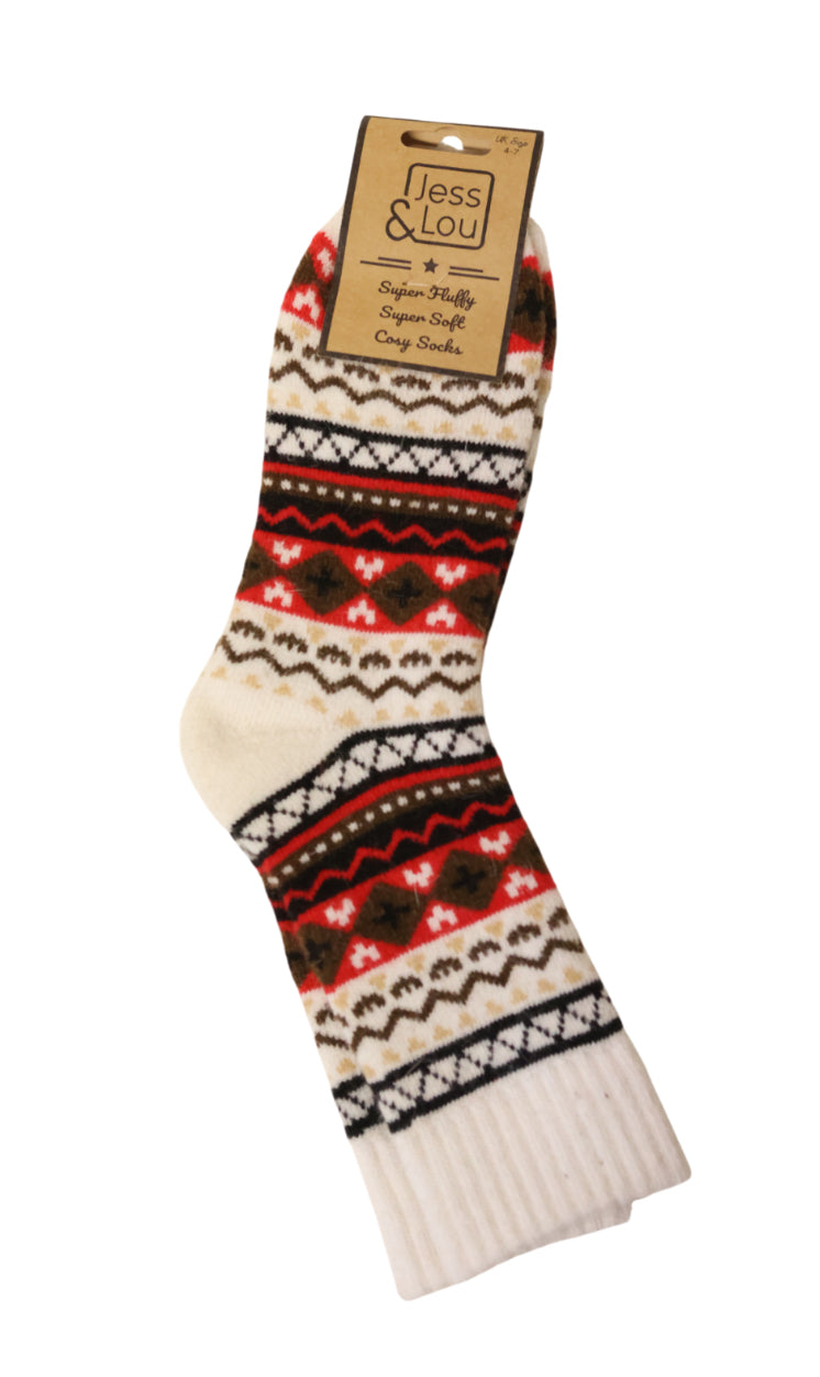 Ladies Nordic Style Cosy Sock