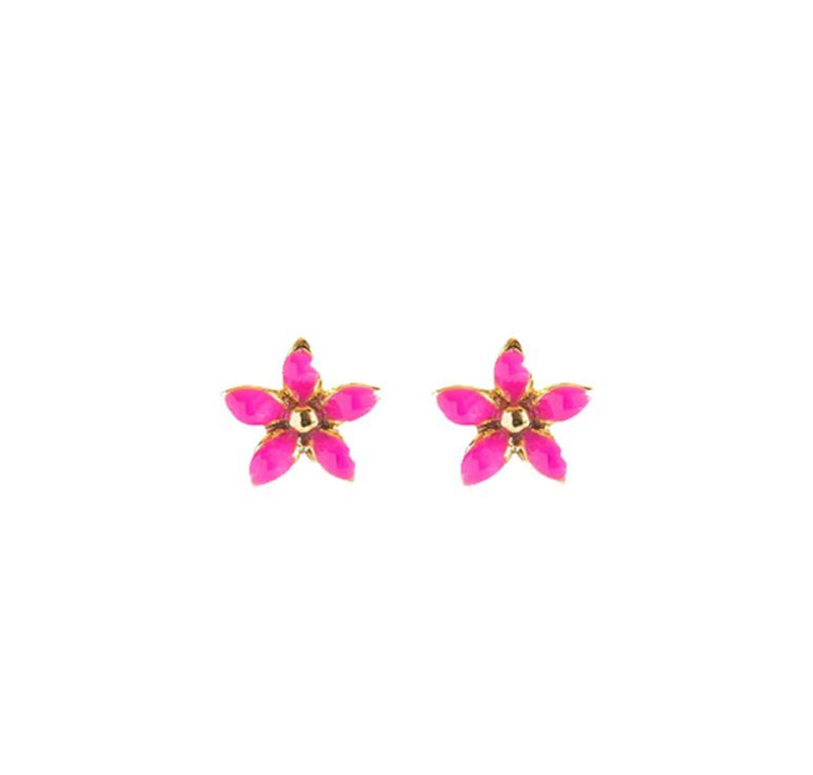 Hot Pink Daisy Earring