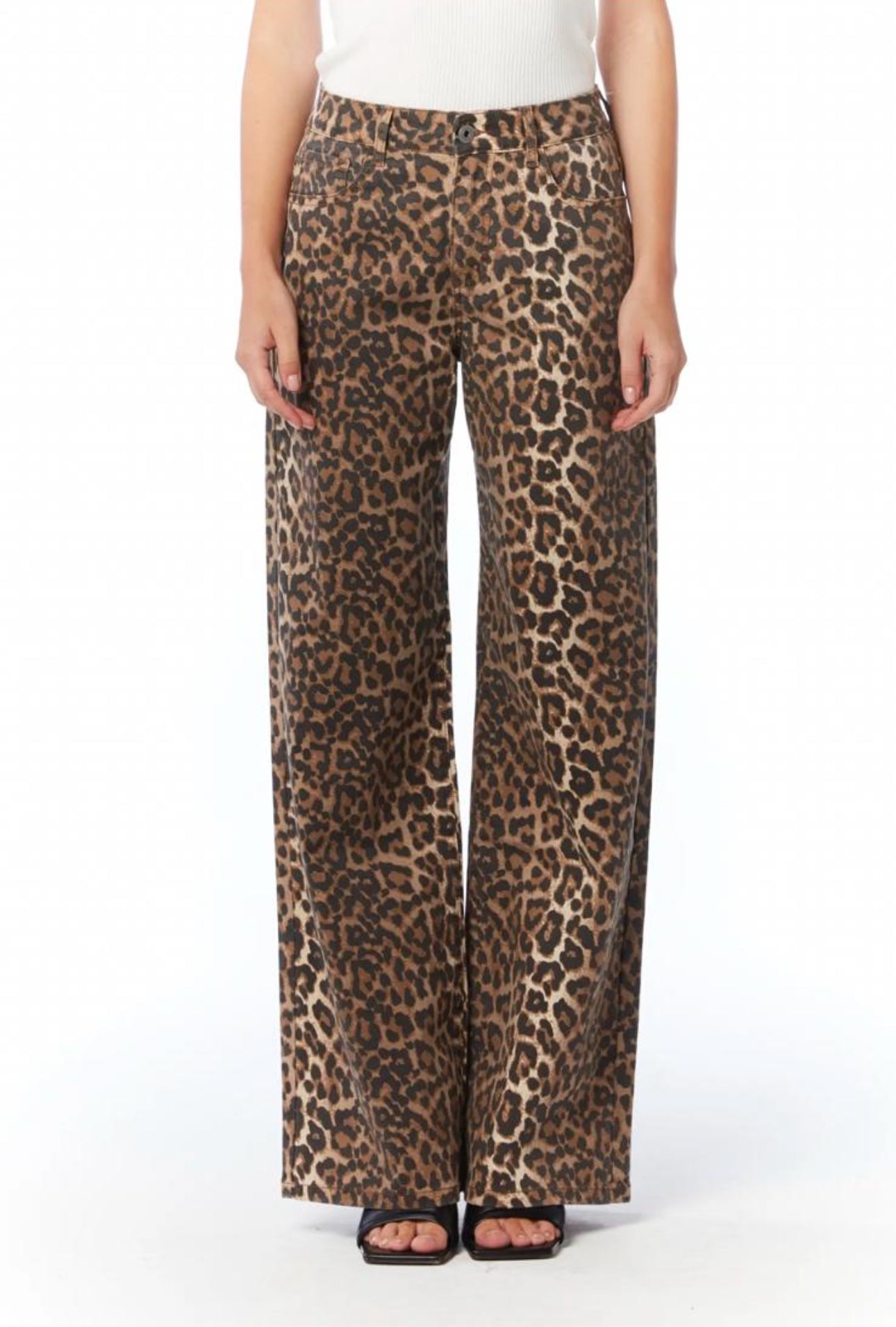Lila Leopard Jeans