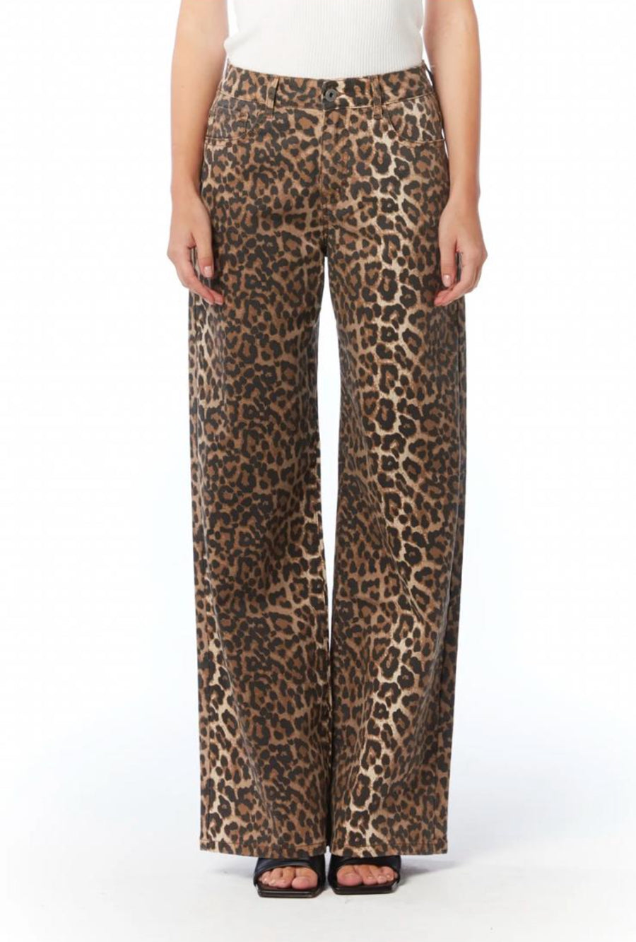 Lila Leopard Jeans