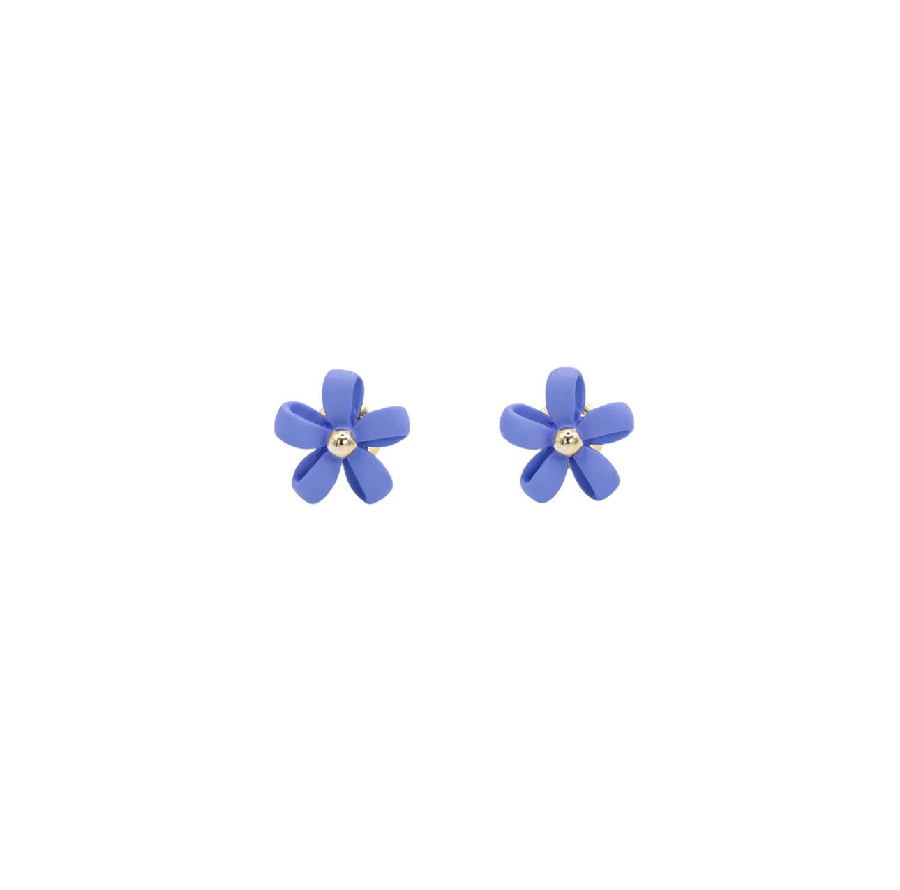 Mini Flower Earring -  Periwinkle