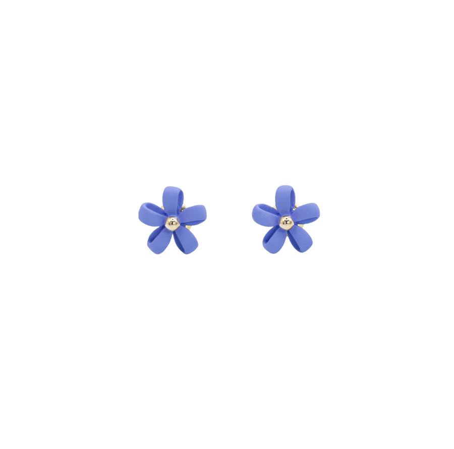 Mini Flower Earring -  Periwinkle