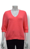 Aurina Alpaca 3/4 Sleeve V Neck Jumper