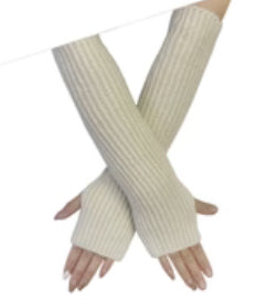 Plain Knitted Wool Gloves