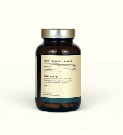 Napiers Vegan Vitamin D3 2000IU Capsules Aurina Pop UP Ltd