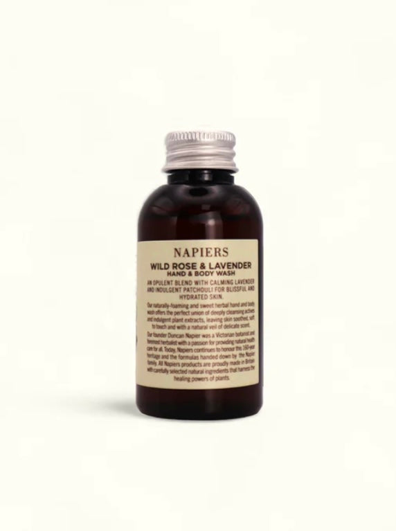 Napiers Wild Rose & Lavender Hand and Body Wash Aurina Pop UP Ltd