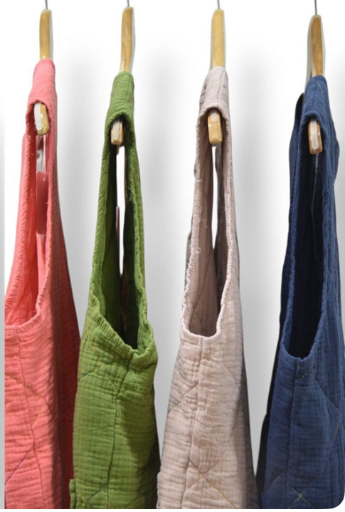 Cotton Sleeveless Quilted Gilet