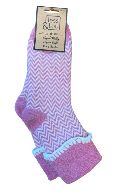 Cozy Chevron Socks