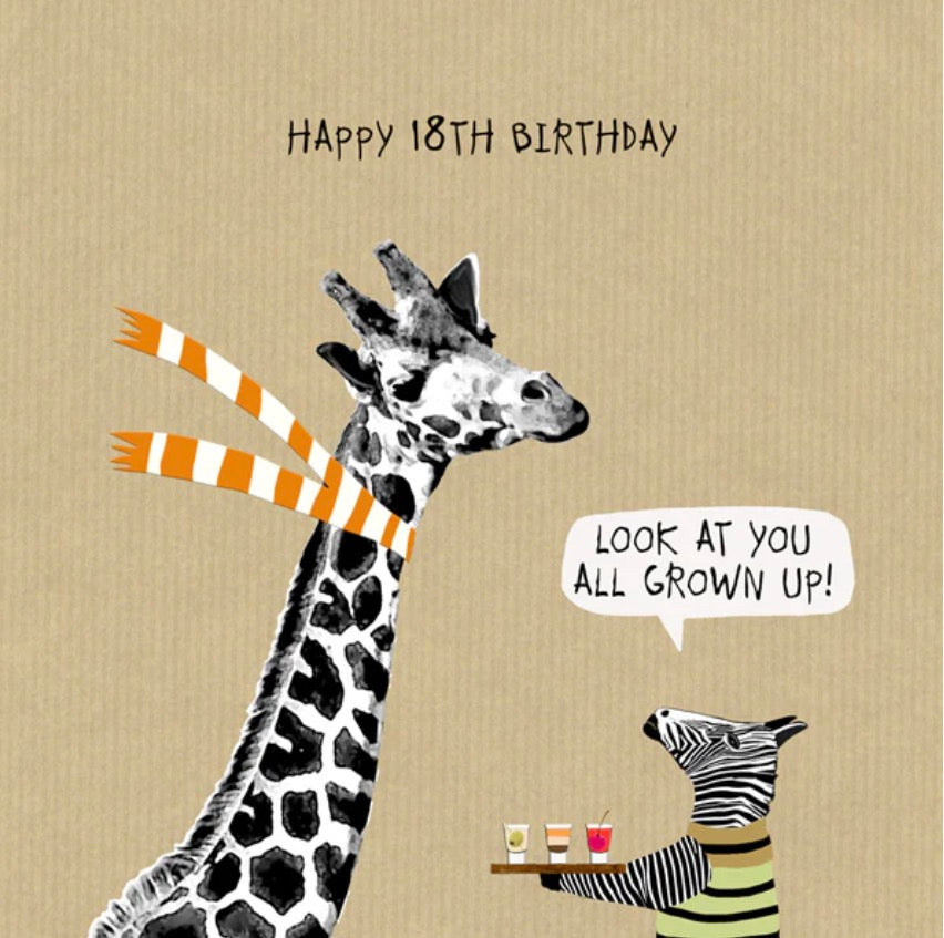 Happy 18th Birthday Card