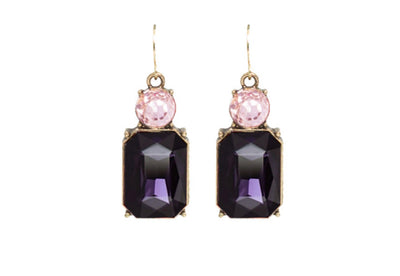 Vintage Gem Drop Earrings