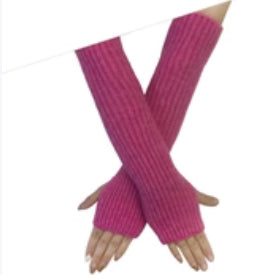 Plain Knitted Wool Gloves