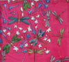 Silky Botanical Dragonfly Scarf
