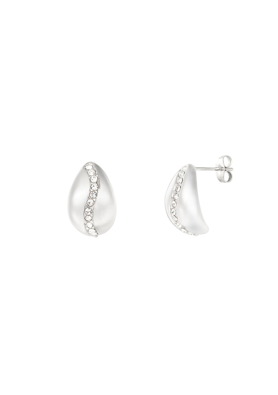 Small Drop Rhinestone Earring Aurina Ltd