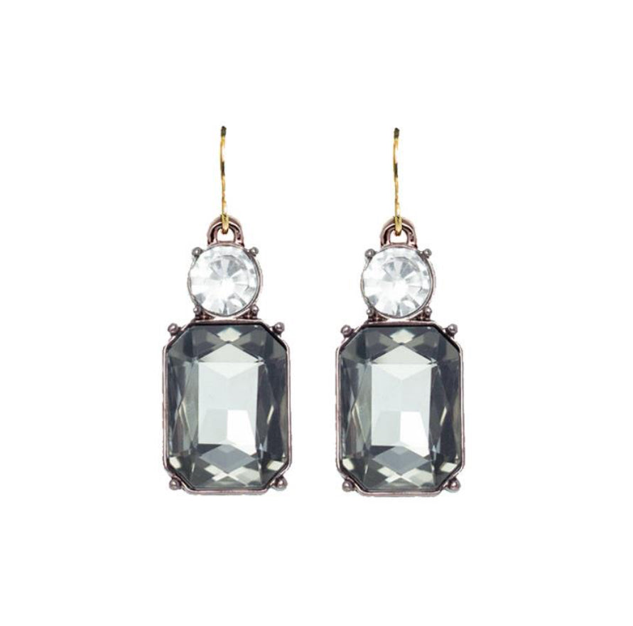 Vintage Gem Drop Earrings