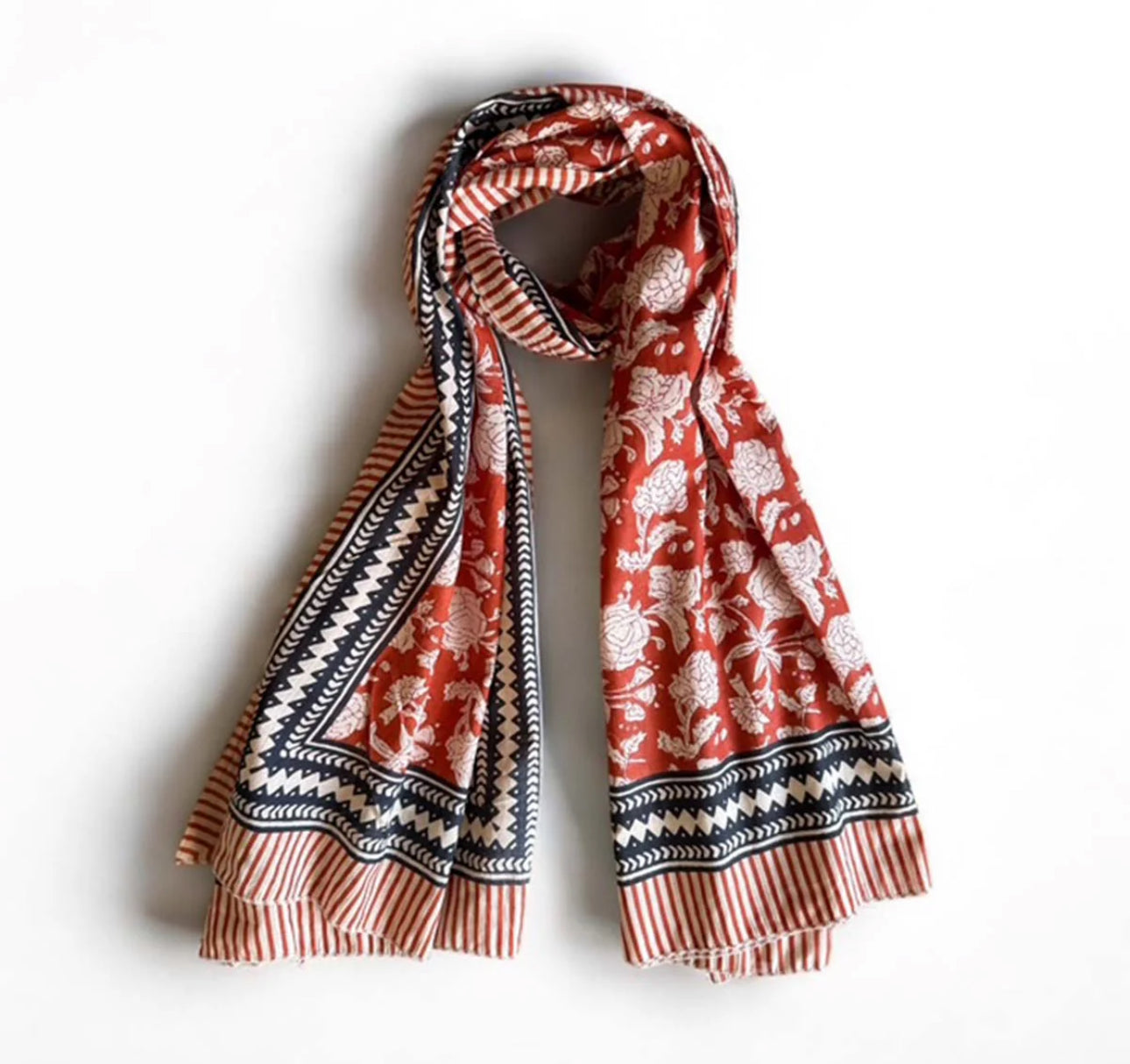 Red Mix Persian Scarf