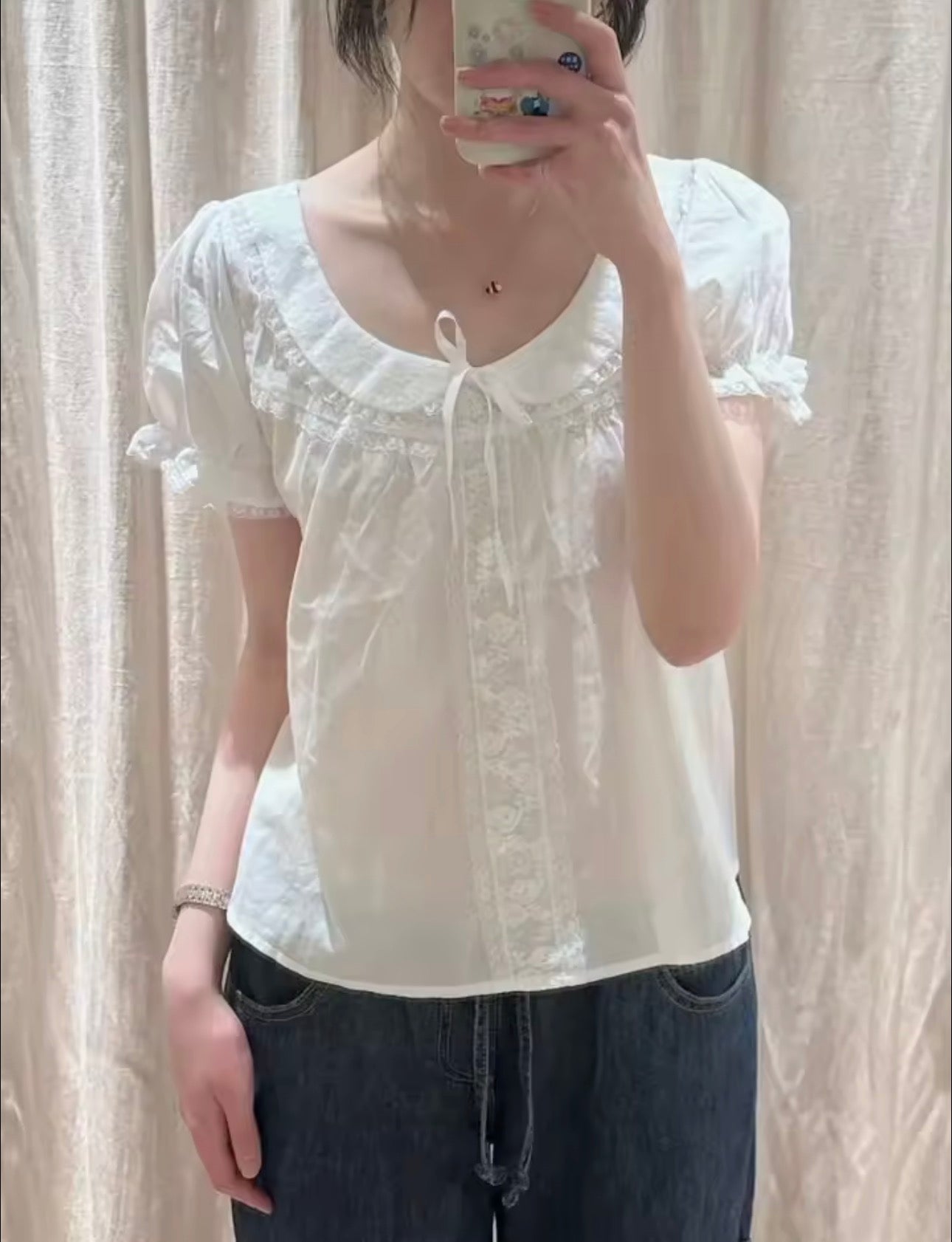 Layla Lace Collar Blouse