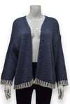 Cley Contrast Trim Open Cardigan