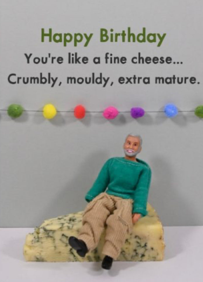 Fine Cheese  Birthday  Card