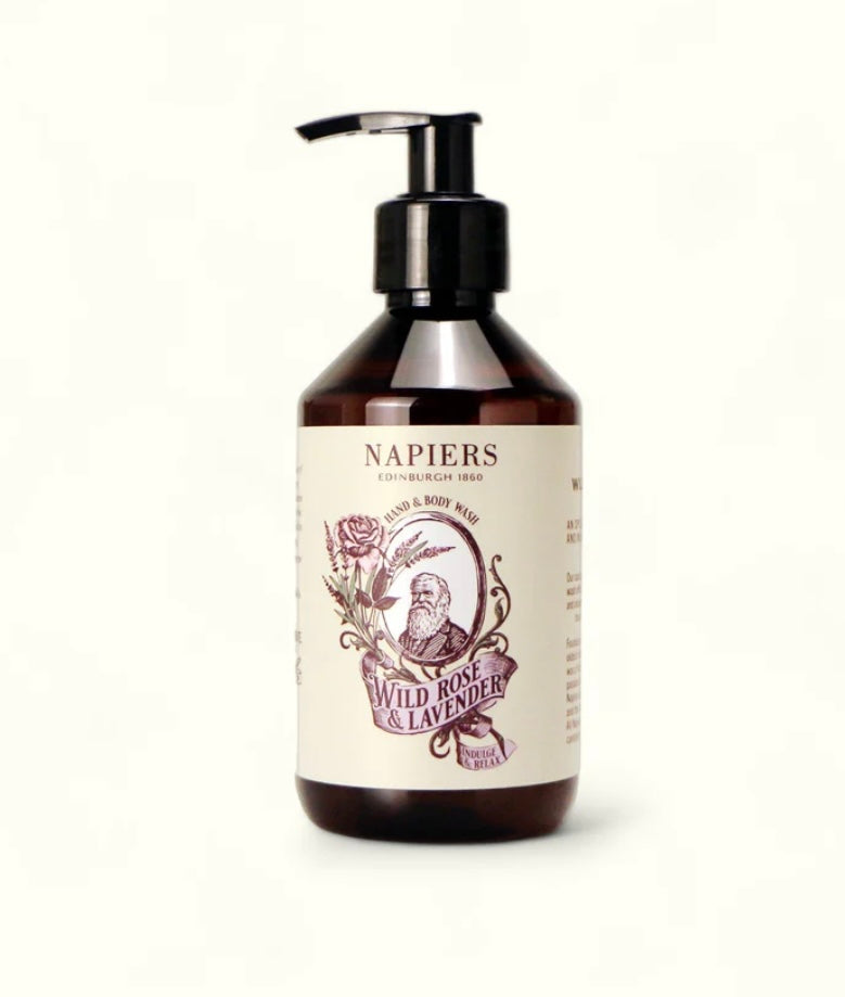 Napiers Wild Rose & Lavender Hand and Body Wash Aurina Pop UP Ltd