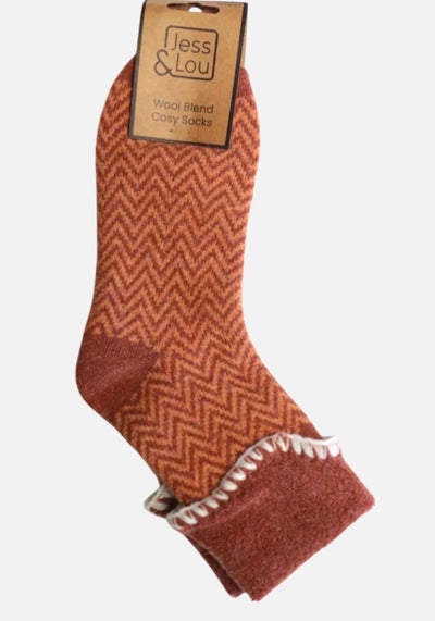 Cozy Chevron Socks