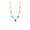Teardrop Multi Gem Necklace
