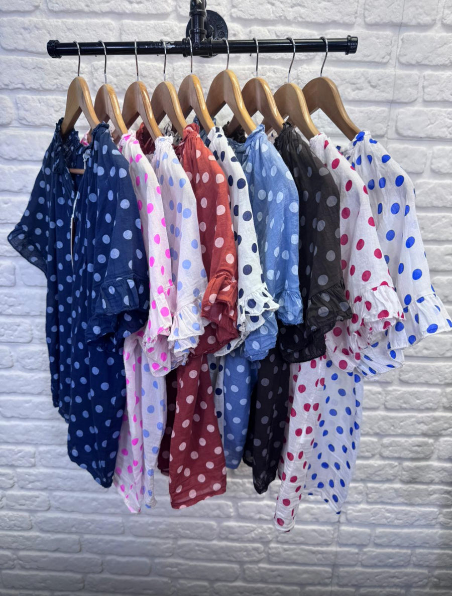 Dorothy Dotty Cotton Blouse