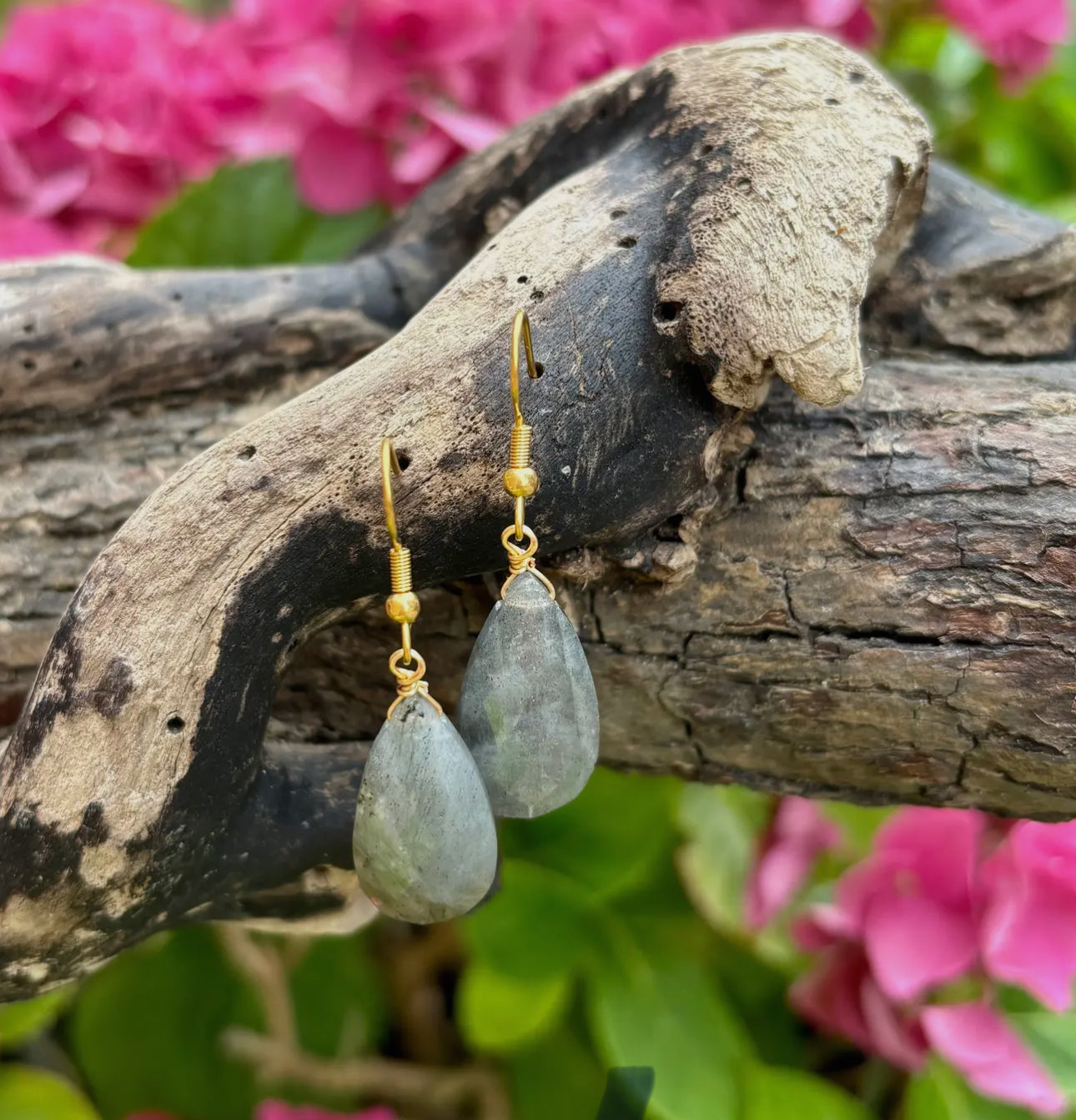 Laboradite Drop Earrings