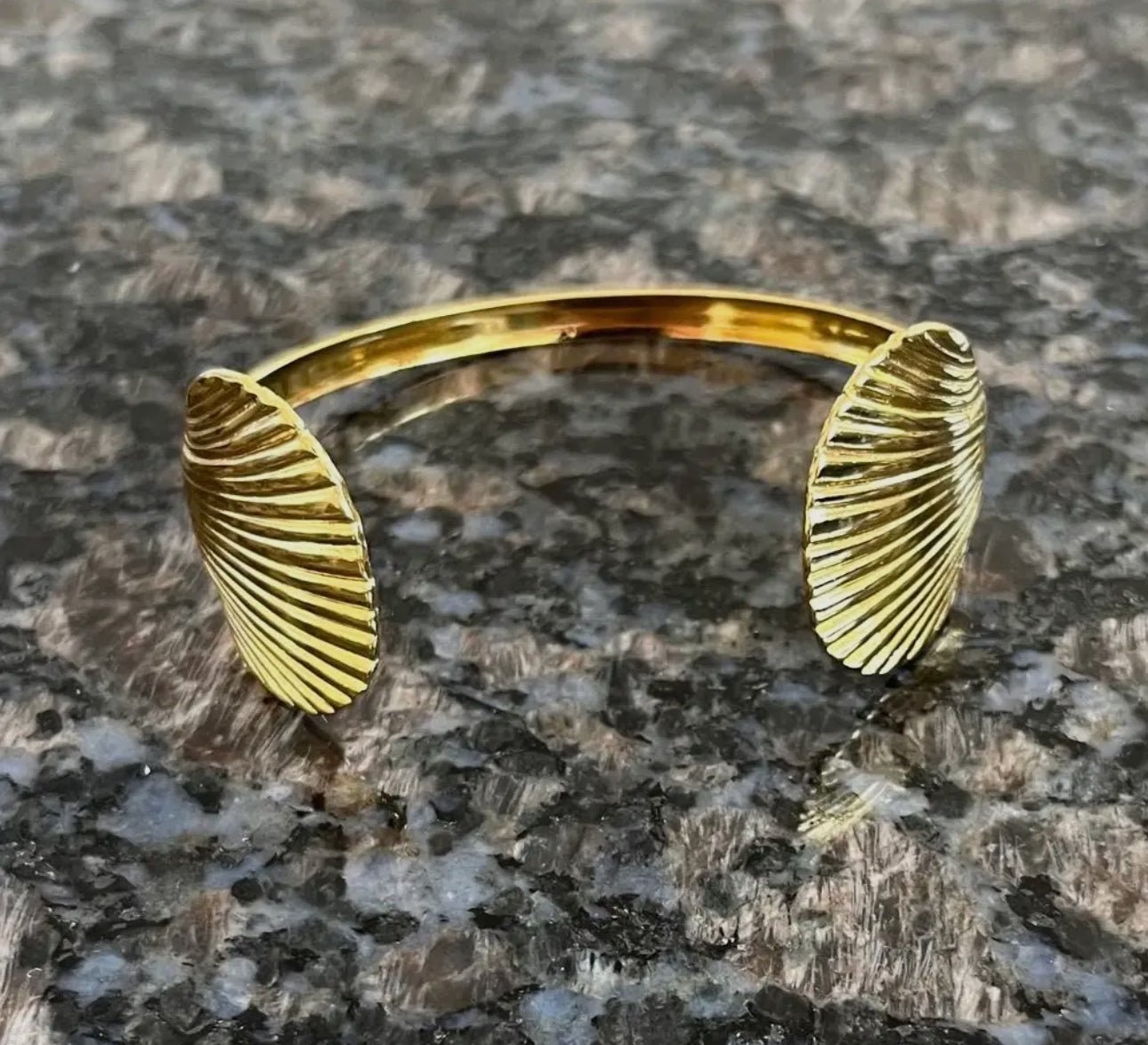 Gold Plated Shell Bracelet