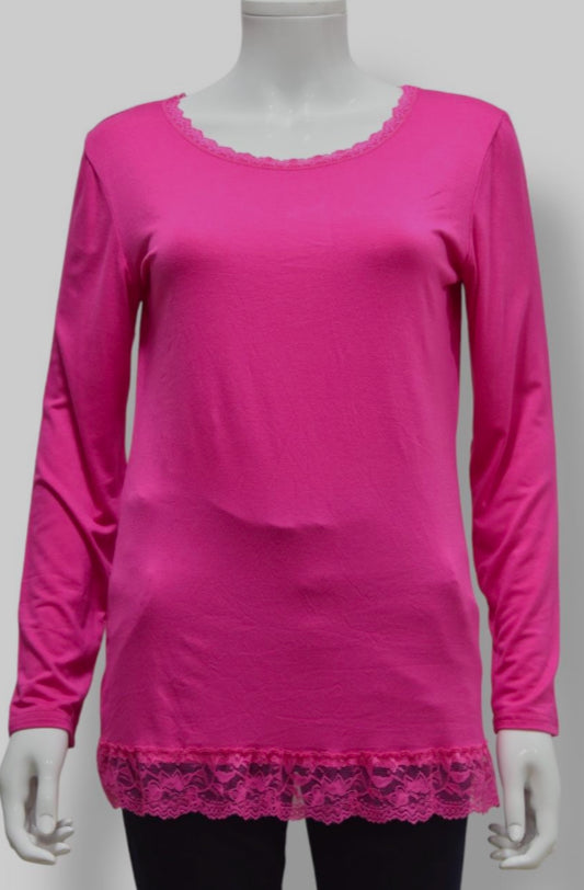 Aurina Lace Long Sleeve Tee