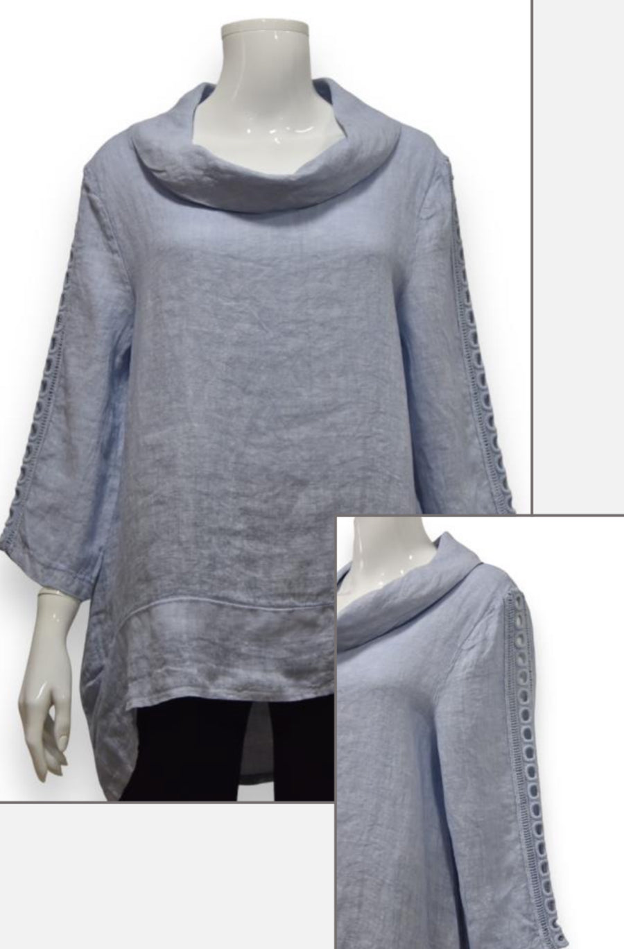 Alice Cowl Neck Tunic Top