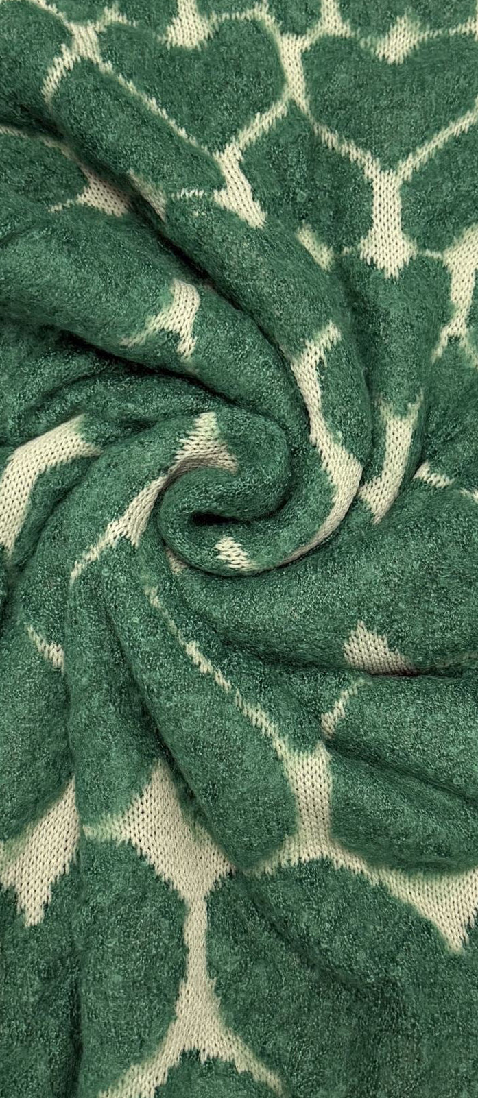 Cute 3D Love Heart Knitted Wool Scarf