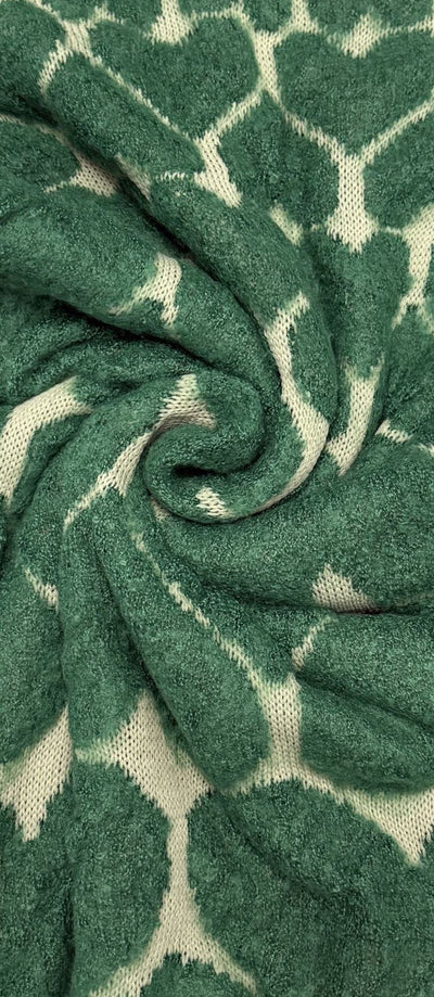 Cute 3D Love Heart Knitted Wool Scarf