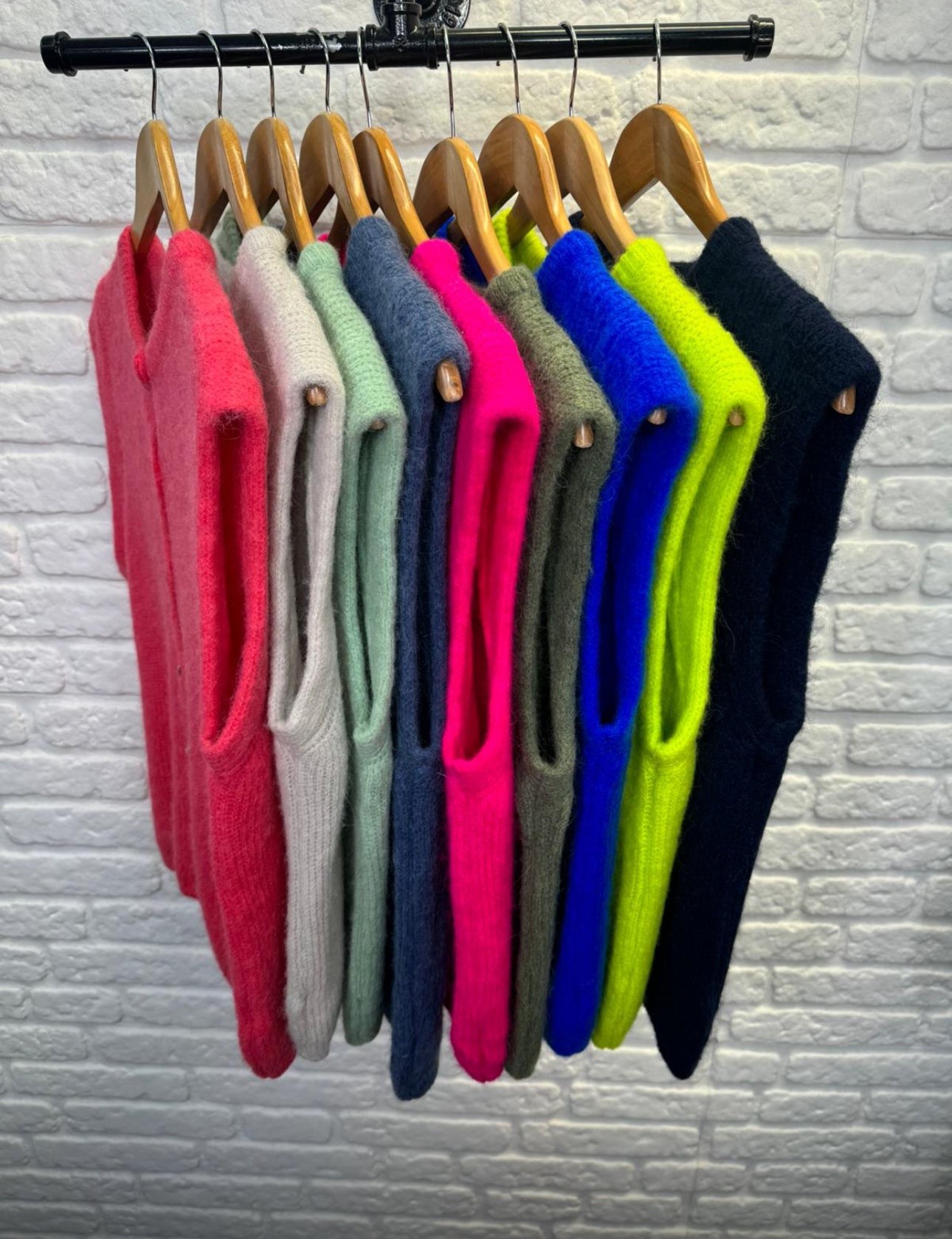 Ribbed Alpaca Knitted Cardigan