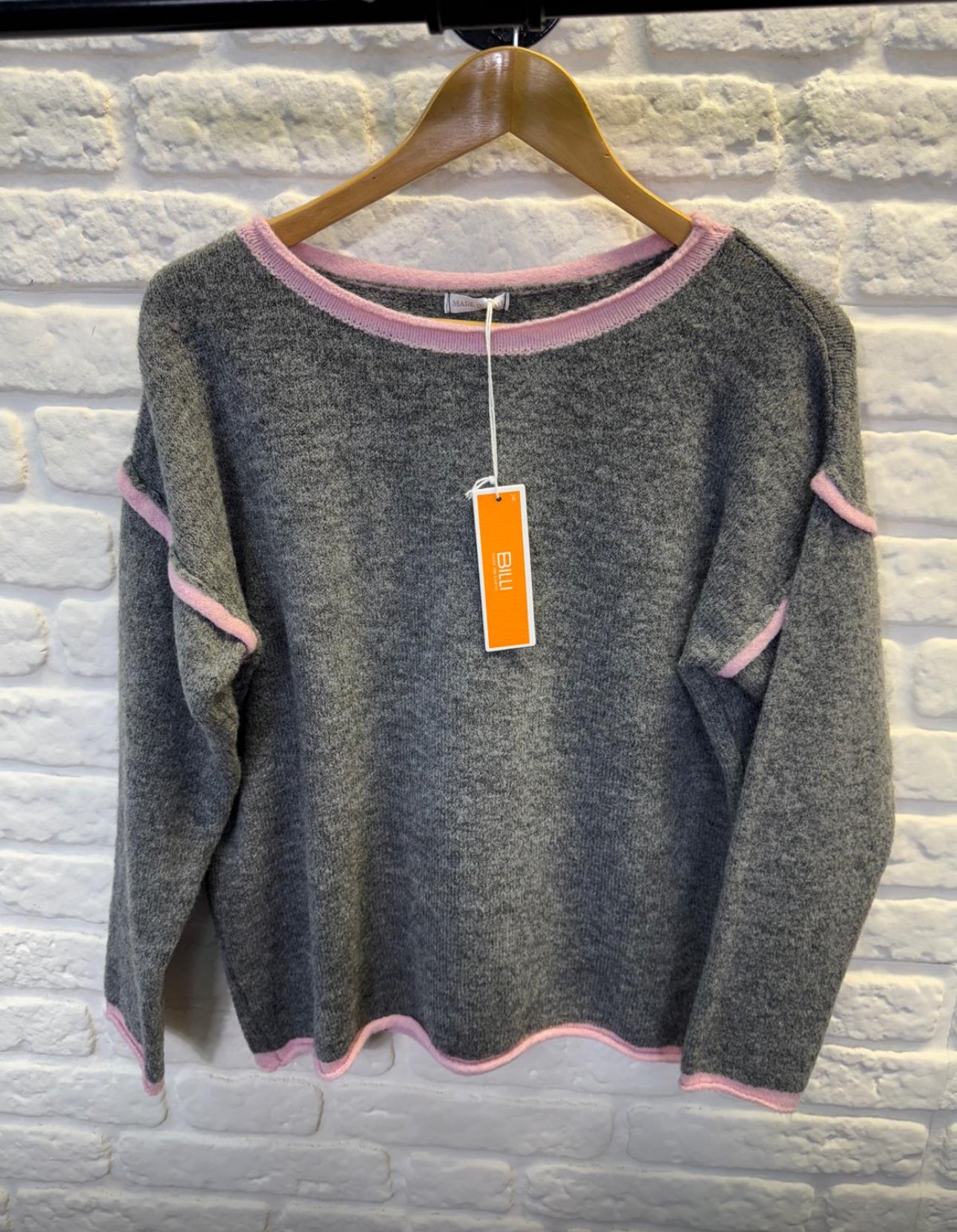 Contrast Stitch Jumper